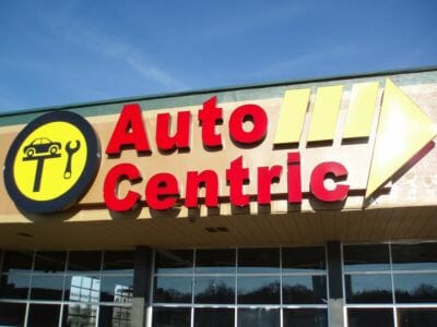 Auto Centric Sign