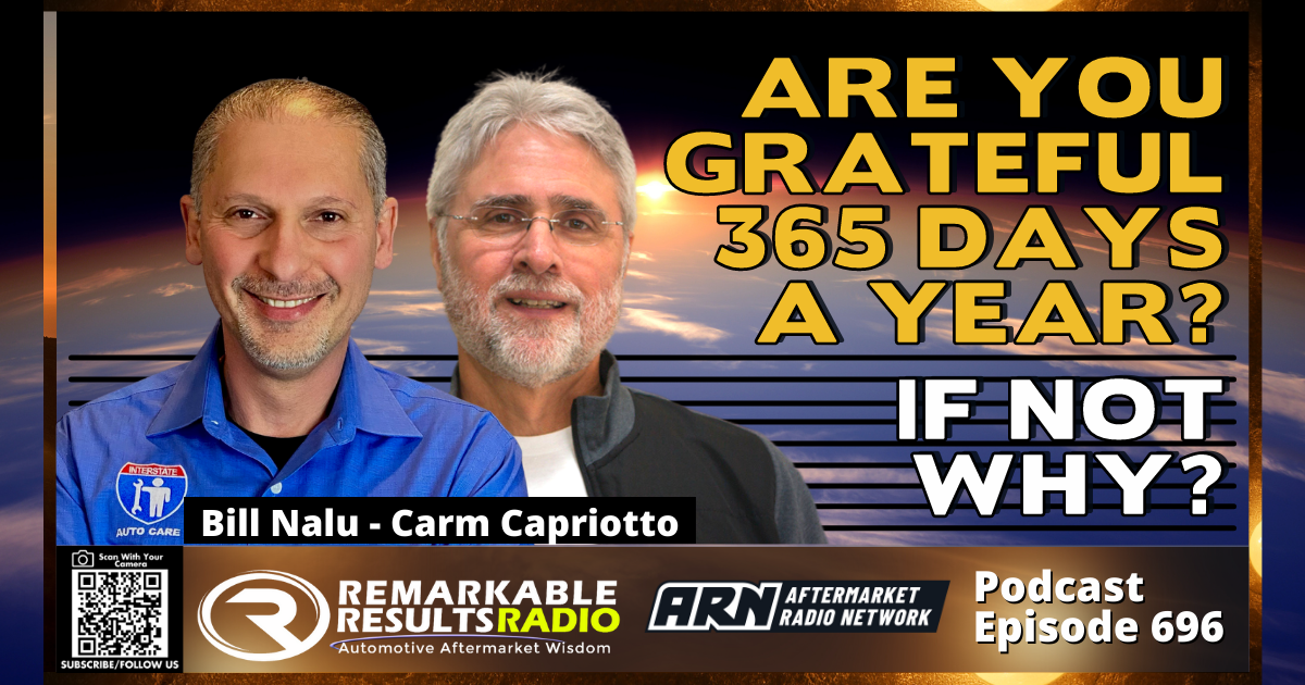 Are You Grateful 365 Days A Year? If Not: Why? [RR 696] – AUDIO 52 Minutes