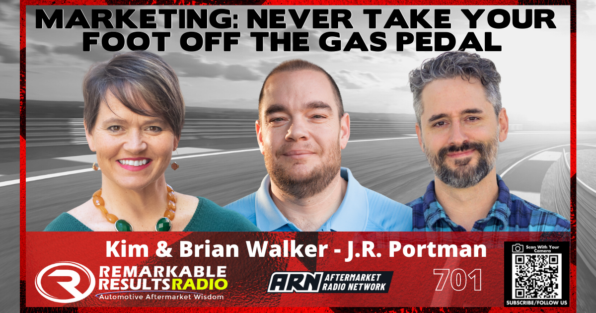 Marketing: Never Take Your Foot Off The Gas Pedal [RR 701] – AUDIO 32 Minutes