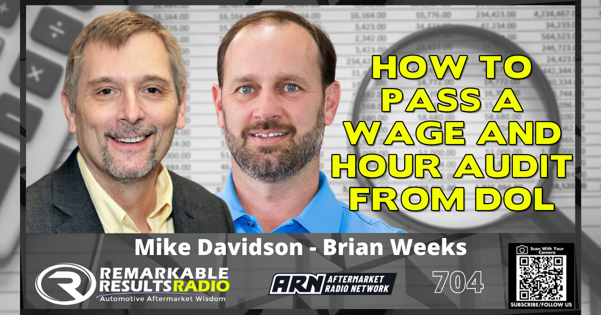 How to Pass a Wage and Hour Audit from DOL [RR 704] – AUDIO 42 Minutes