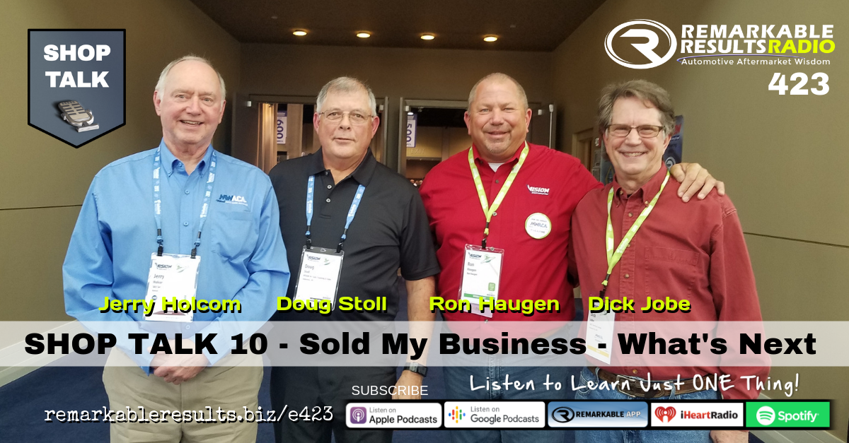 PODCAST: Shop Talk 10 – Sold My Business – What’s Next?